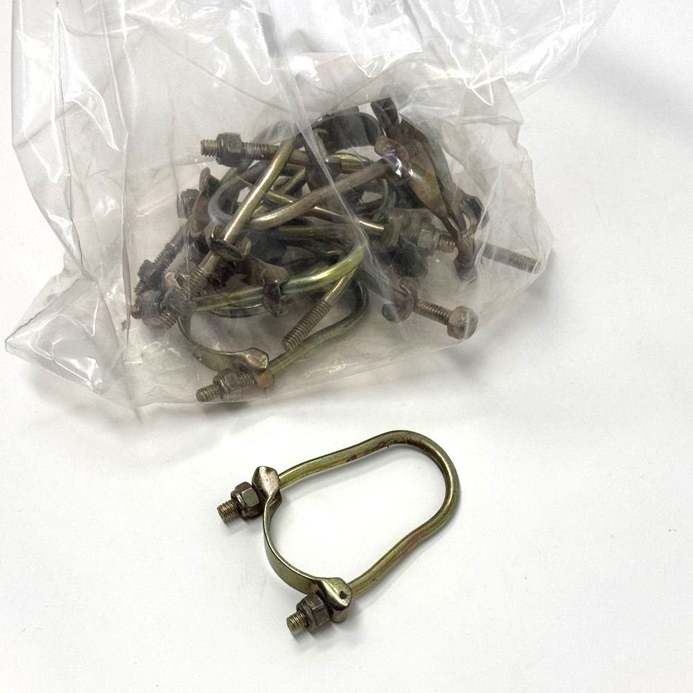 10 Metal U-Bolts Lot